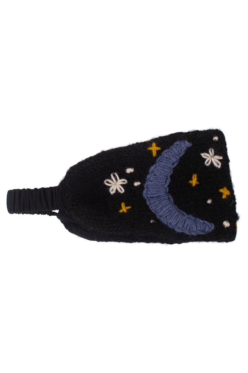 Wool Emb Boho Winter Headband