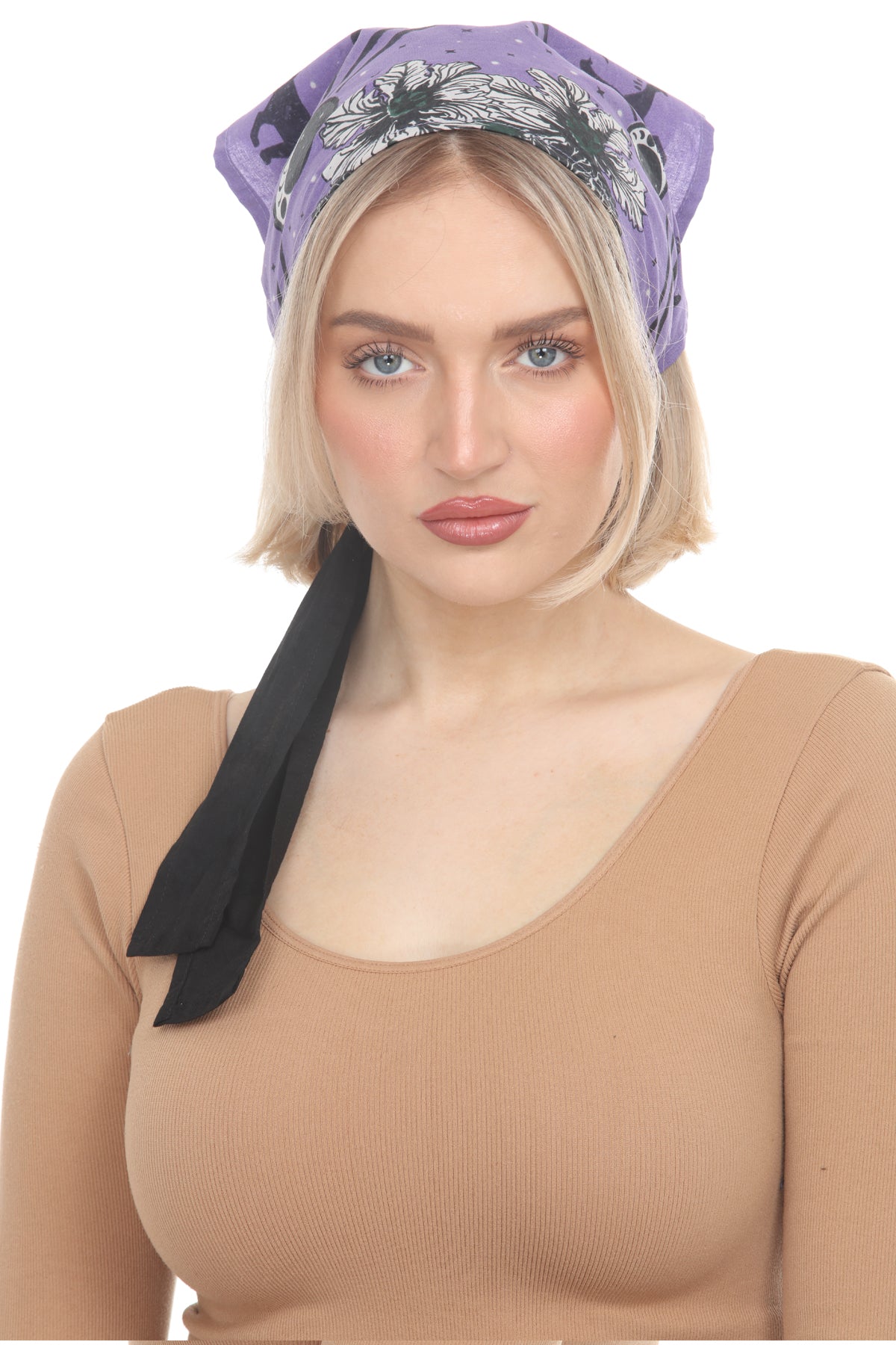 MoonFlower Cats Head Scarf Bandana