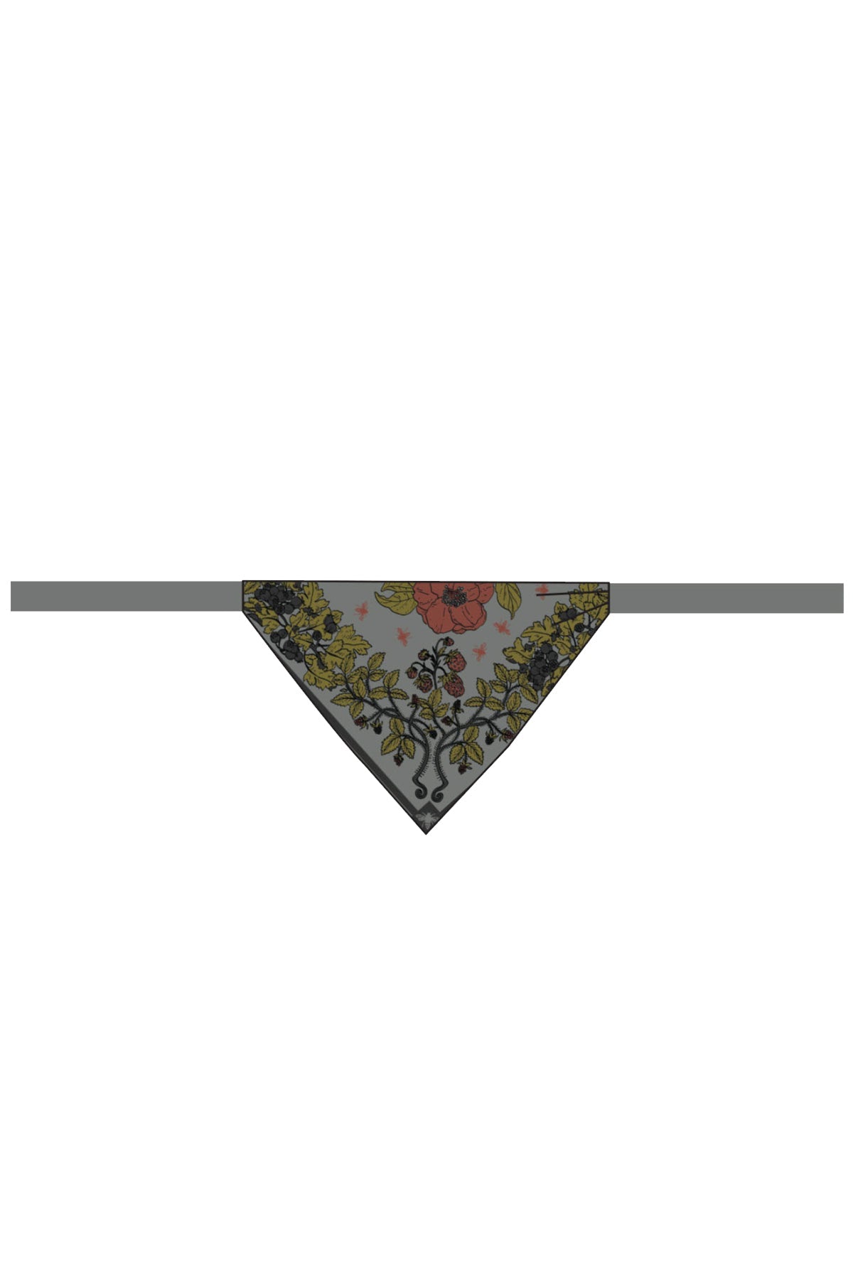 Ctg Garden Cat Head Scarf Bandana