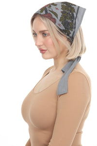 Ctg Garden Cat Head Scarf Bandana