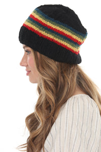 Rainbow Stop Vintage Slouchy Beanie