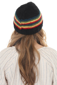 Rainbow Stop Vintage Slouchy Beanie