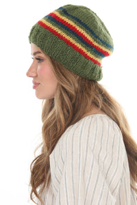 Rainbow Stop Vintage Slouchy Beanie