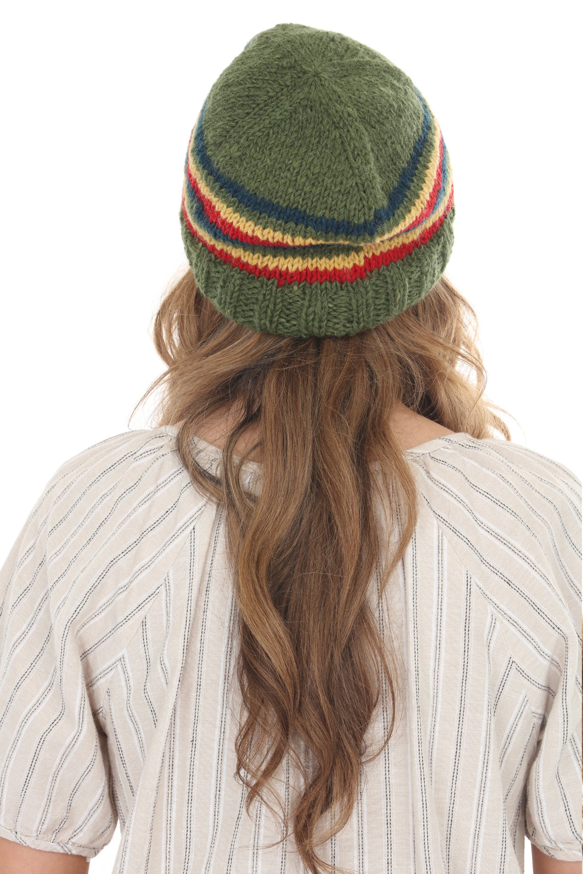 Rainbow Stop Vintage Slouchy Beanie