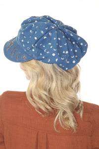 Celestial Emb Newsboy Cap