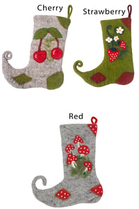 Felt Mushroom Stockings