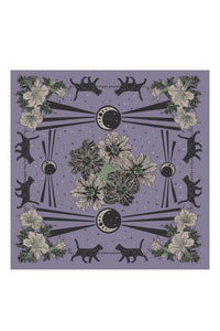 Moonflower Cats Big Bandana