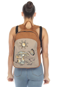 Tie-Dye Embroidery Patch Backpack