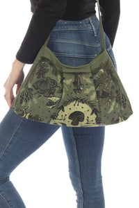 Mushroom Flower Print Bag