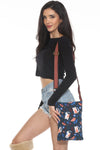 Cat & Flower CrossBody Bag