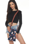 Cat & Flower CrossBody Bag