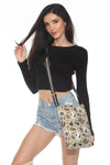 Cat & Flower CrossBody Bag