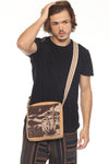 Scenic print crossbody bag