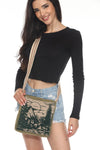 Scenic print crossbody bag