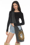 Sun Moon Crossbody hobo bag