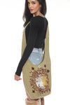 Sun Moon Crossbody hobo bag