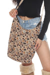 Desert Cactus Crossbody Hobo Bag