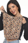 Desert Cactus Crossbody Hobo Bag