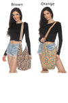 Desert Cactus Crossbody Hobo Bag