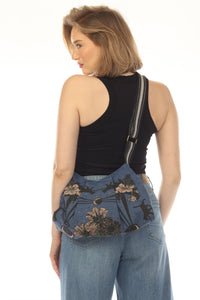 Moonflower Cats Canvas Purse