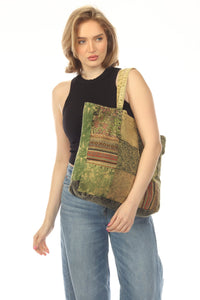 Patchwork Upcycle Tote Bag
