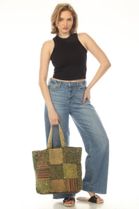 Patchwork Upcycle Tote Bag