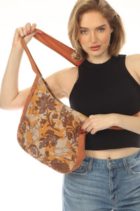 Paisley Cats Crossbody Bag