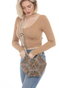 Hemp Cotton Hexagon Purse