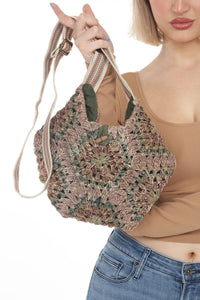 Hemp Cotton Hexagon Purse