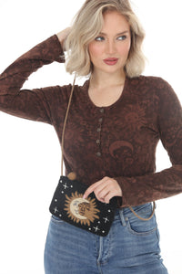 Felt Celestial Mini Shoulder Bag