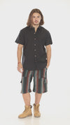 Stripe Ctn Cargo Pkt Shorts