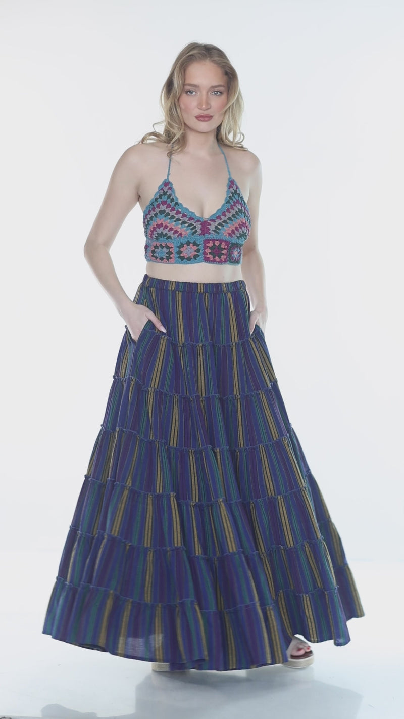 Granny Crochet Halter Top