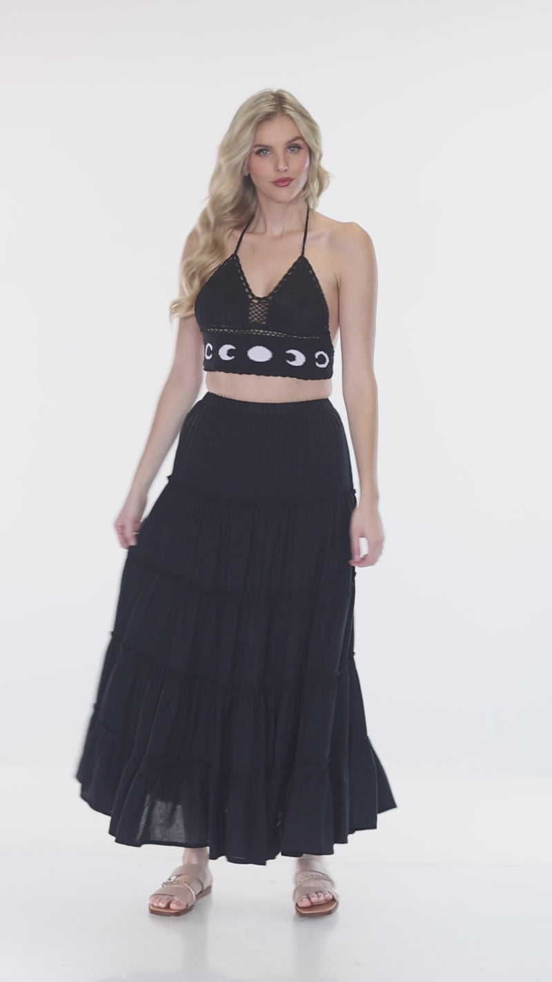 MoonCycle Crochet Top