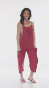 Easy Slouchy Blended Viscose, Hemp and Cotton Overalls