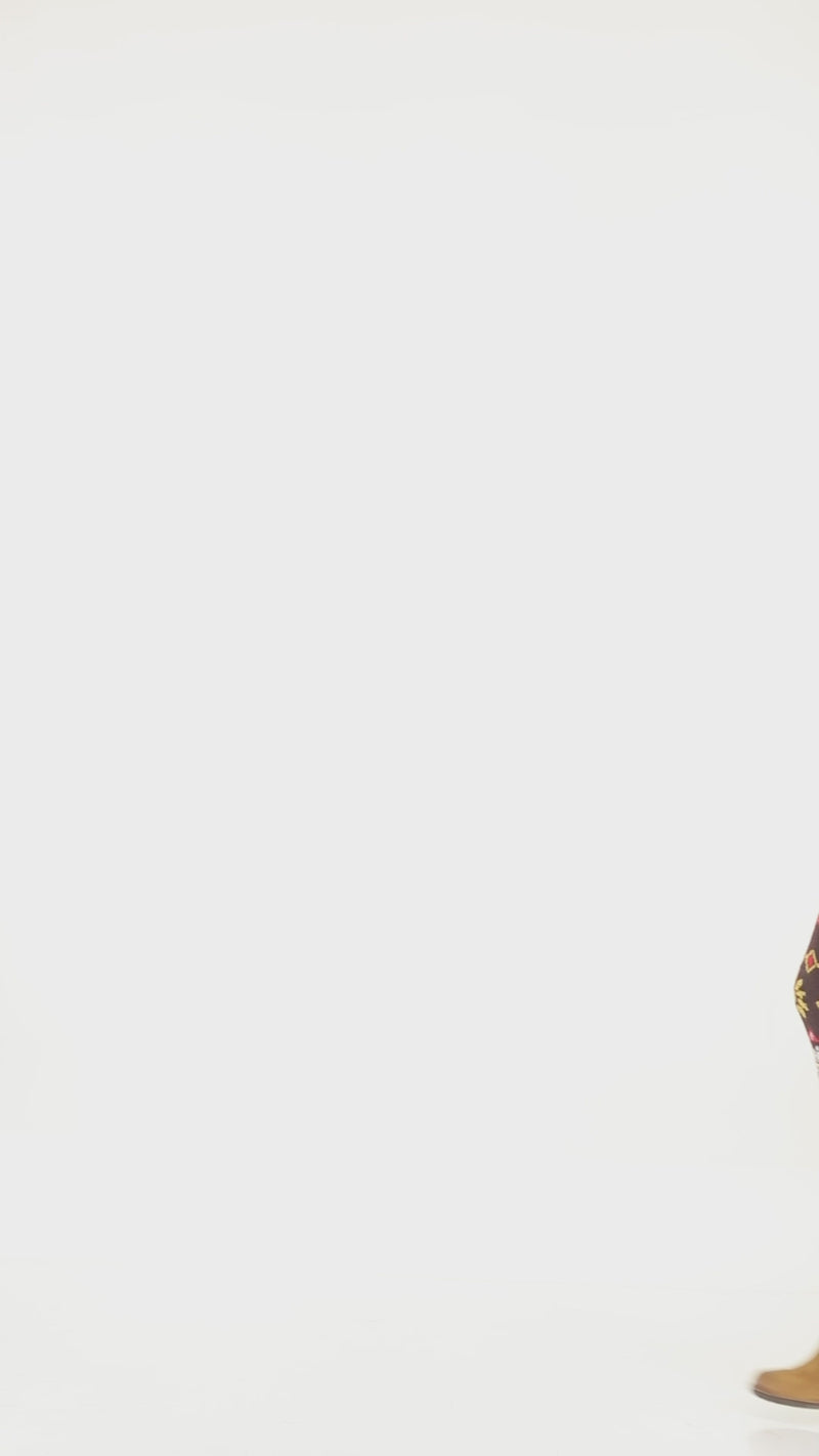Fair Isle Mushroom Sweater Shrug