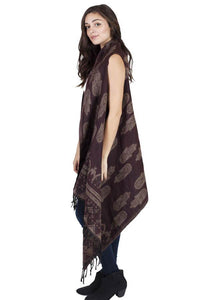 Hamsa Waterfall Fringe Vest