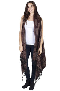 Hamsa Waterfall Fringe Vest