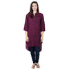Dakota Hi-low Kurta Top Henley Tunic
