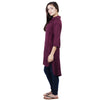Dakota Hi-low Kurta Top Henley Tunic