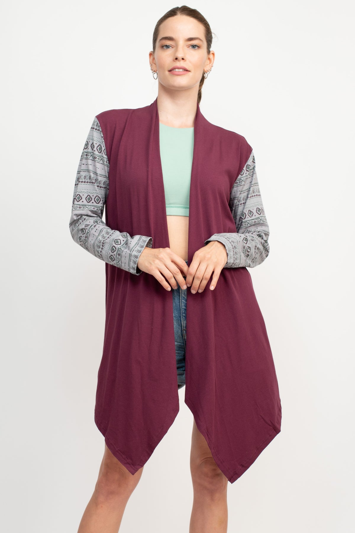 Tribal Vibes Organic Cotton Waterfall Cardigan – Lakhay-Retail