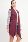 Tribal Vibes Organic Cotton Waterfall Cardigan