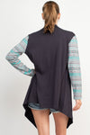 Tribal Vibes Organic Cotton Waterfall Cardigan