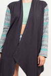 Tribal Vibes Organic Cotton Waterfall Cardigan