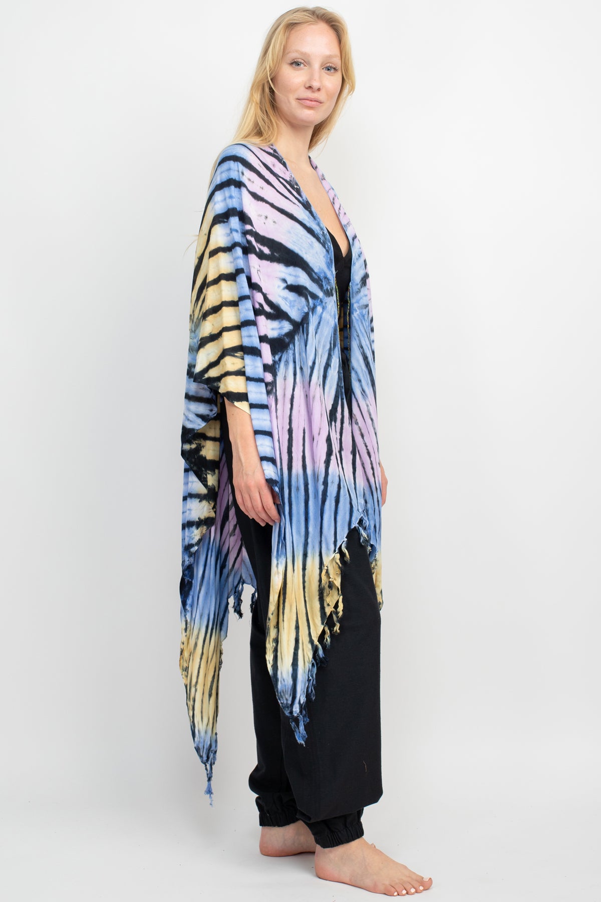 Diamond Tie Dye Kimono