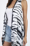 Tie-dyed Racerback Vest Beach Coverup