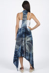 Tie-dyed Racerback Vest Beach Coverup
