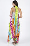 Tie-dyed Racerback Vest Beach Coverup