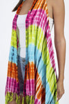 Tie-dyed Racerback Vest Beach Coverup