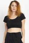 Tie-dyed Organic Crop Baby Tee