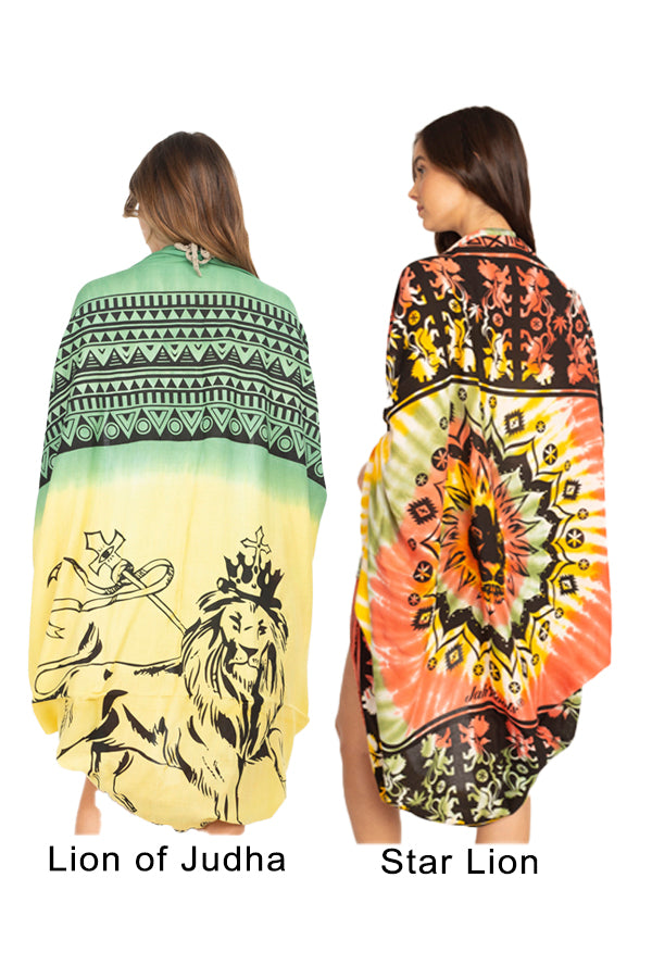 Rasta Reggae Lion Of Judah Festival Cocoon Wrap